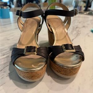 Jimmy Choo nemesis cork wedges